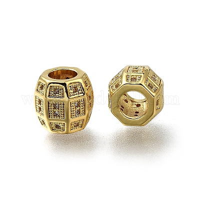 Латунные микропаве из прозрачного кубического циркония ZIRC-I070-146G-1