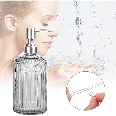 8шт. набор из 2 браслетов из сплава со словами «лосьон и мыло» BJEW-OC0001-07S-1