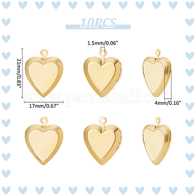 Стойки обшивки латунь медальона подвески FIND-UN0015-53B-1