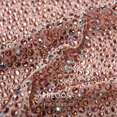 Preciosa® maxima crystal без горячей фиксации плоские камни Y-PRC-NSS12-30280-1