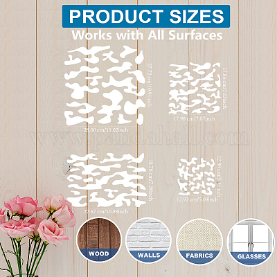 1 комплект трафаретов для рисования домашних животных DIY-MA0005-70E-1