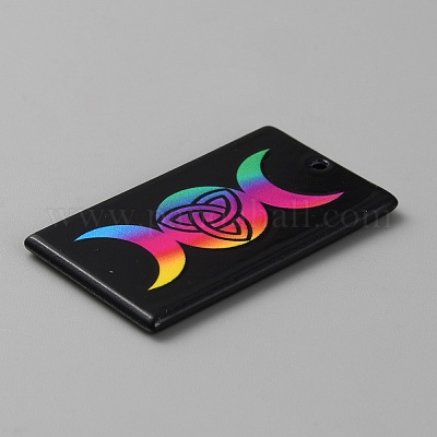 Печатные акриловые подвески OACR-WH0036-23S-1