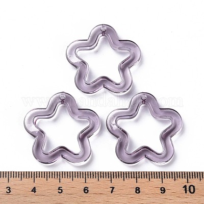 Прозрачные акриловые бусины&nbsp;MACR-S373-24-B02-1