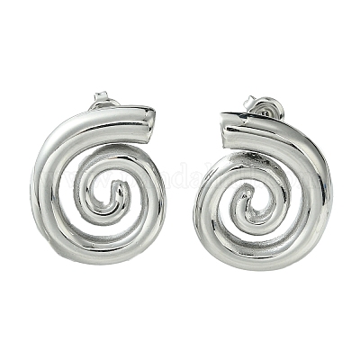 Серьги-гвоздики из нержавеющей стали 304 EJEW-Z038-07P-1