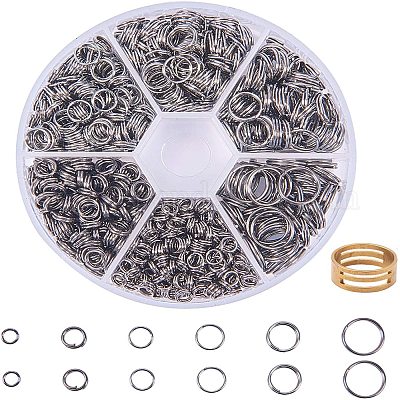 Shop Iron Split Rings for Jewelry Making - PandaHall Selected