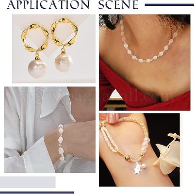 Натуральный жемчуг в стиле барокко PEAR-NB0001-49-1