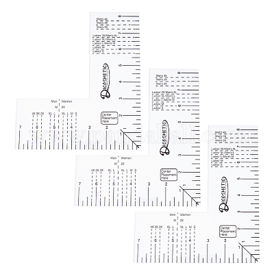 Акриловые линейки DIY-WH0622-106-1