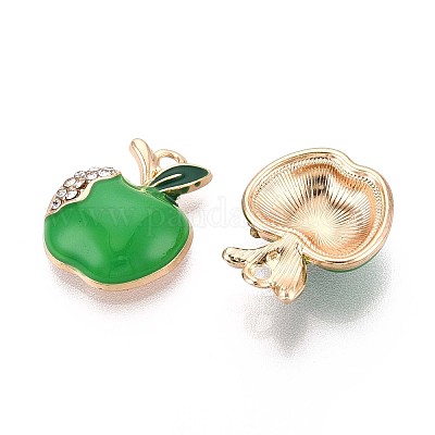 Подвески из сплава с покрытием из хрусталя и эмали PALLOY-T091-29B-1