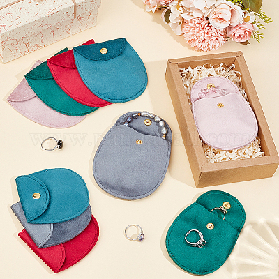 10шт 10 стильных бархатных мешочка для хранения ювелирных изделий TP-NB0001-58-1