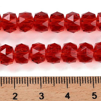 Прозрачные стеклянные бусины EGLA-K071-01C-1