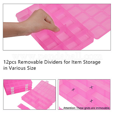 Пластмассовый шарик контейнеры CON-WH0026-02A-1