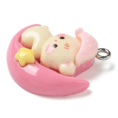 Подвески из непрозрачной смолы на тему сна RESI-G105-09A-1