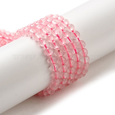 Природного розового кварца нитей бисера G-Z047-C03-04-1