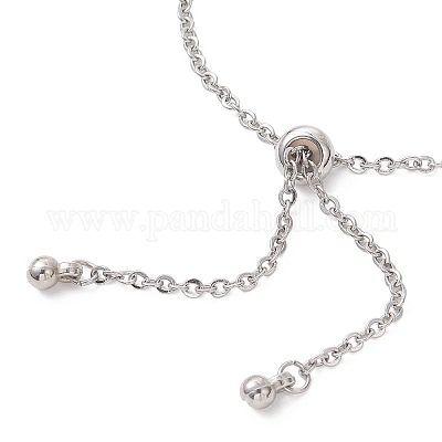 Изготовление браслета-слайдера из нержавеющей стали 304 AJEW-JB12811-03-1