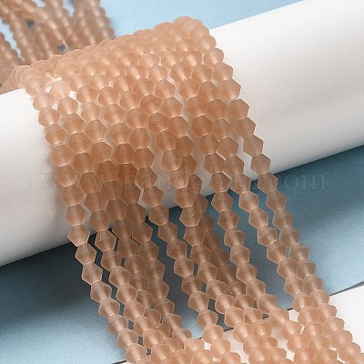 Имитировать нити бус из матового стекла из австрийского хрусталя EGLA-A039-T4mm-MD12-1