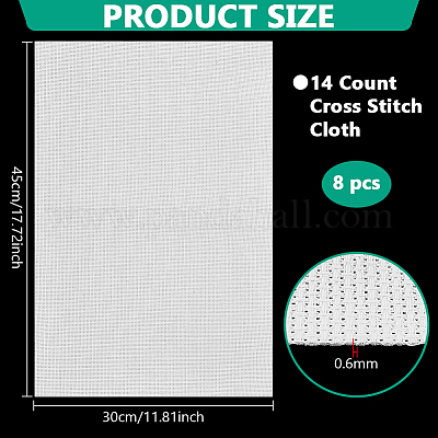 14ct вышивка крестом холст хлопок вышивка ткань DIY-WH0622-341B-1