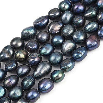 Нити из натурального культивированного пресноводного жемчуга PEAR-P064-20K-05D-1