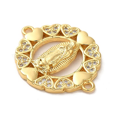 Религиозные латунные подвески с прозрачным фианитом FIND-Z041-13C-1