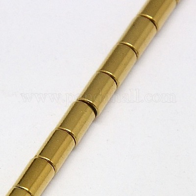 Гальванизировать немагнитных синтетический гематит бисер пряди G-J162-C-02-1