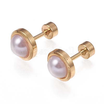 Заглушки для мочки уха из нержавеющей стали 304 EJEW-H105-15-1