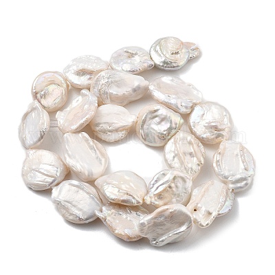 Натуральный жемчуг в стиле барокко кеши PEAR-P064-08C-03B-1