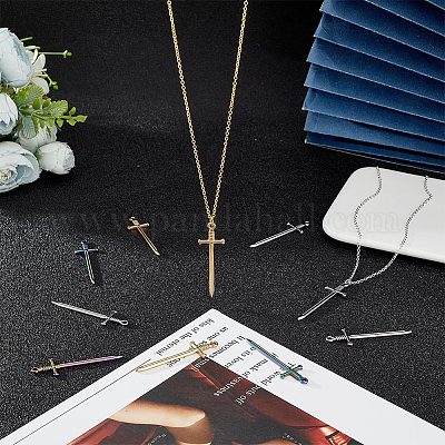  12 PCS Antique Swords Knife Bookmark,Sword Charms Pendants  Bookmarks for Book Lovers Presents Reading Crafting DIY : Office Products