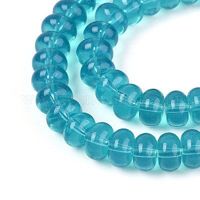 Имитация нефритовые четки стекла GLAA-ZX008-8mm-17H-1