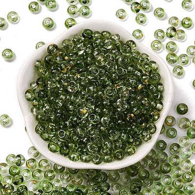 Краска для выпечки прозрачные цвета стеклянные круглые бусины SEED-L011-13A-06-1