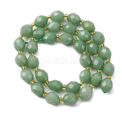 Бусины из натурального белого нефрита G-D305-B01-01P-1