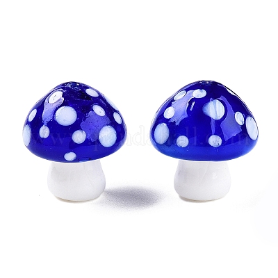 Бусы лэмпворк ручной работы LAMP-T021-13D-1