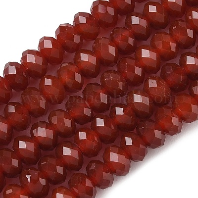 Природные пряди сердолик бисера&nbsp;G-D344-A19-01-1