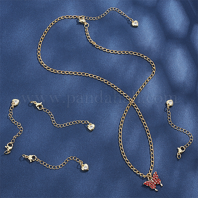 10 шт. латунный удлинитель цепи KK-UN0001-37-1