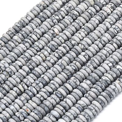 Нити бусин из натурального матового камня G-K389-C35-01-1