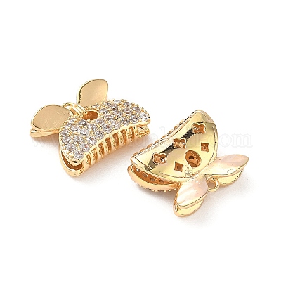 Латунные микро проложить кубического циркония подвески KK-L250-06G-1