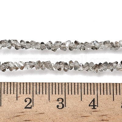 Гальванизируйте прозрачное стекло бисер нитей EGLA-P061-04C-PL01-1