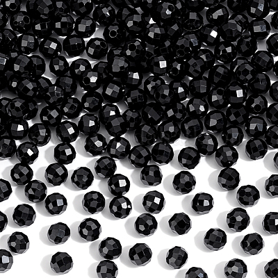 Натуральный черный шпинель бисер пряди G-PH0034-13-1