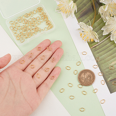 100 шт. Открытые соединительные кольца из нержавеющей стали 304 STAS-UN0048-95-1