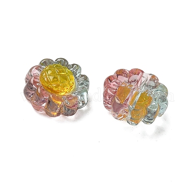 Прозрачные бусины из смолы RESI-D312-04B-1