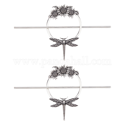 2 набор палочек для волос из сплава&nbsp;MRMJ-DC0001-11-1