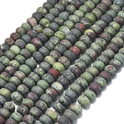 Бисер натуральный дракон крови пряди&nbsp;G-P575-A14-8x5mm-1