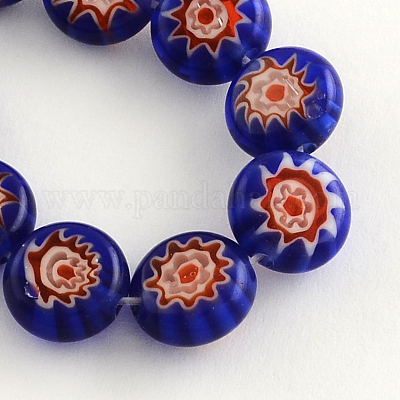 Ручной работы стеклянная бусина тысячецветник нитей LK-R006-15A-1