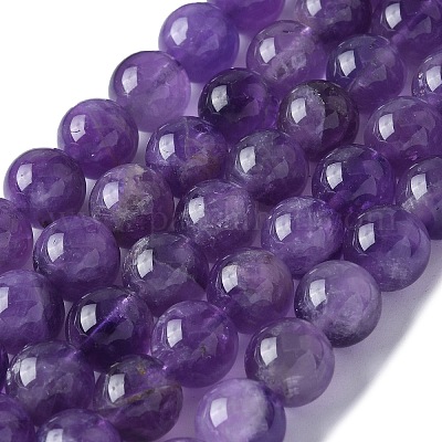 Природный аметист нитей бисера G-S031-1-1