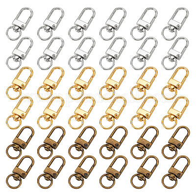 42 шт. 3 цвета поворотные застежки из сплава FIND-DC0005-61-1