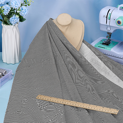 Полосатые хлопчатобумажные ткани&nbsp;DIY-FG0008-69A-1