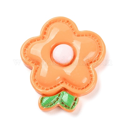 Кабошоны из непрозрачной смолы на тему животных RESI-E046-01K-1