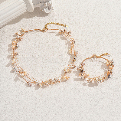 Набор из нескольких браслетов и ожерелий в стиле бохо для женщин MF0861-1