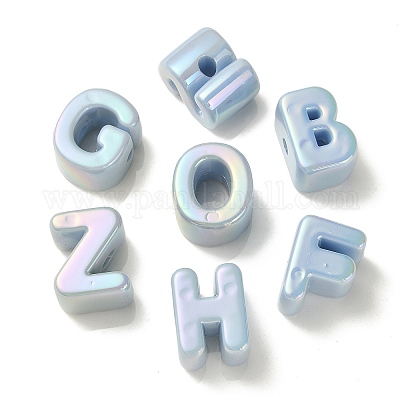 УФ-покрытие радужными переливающимися акриловыми бусинами OACR-C012-01H-1-1