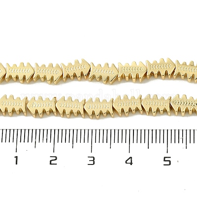 Синтетические немагнитные синтетические гематитовые бусины с гальваническим покрытием G-I360-Q01-02-1