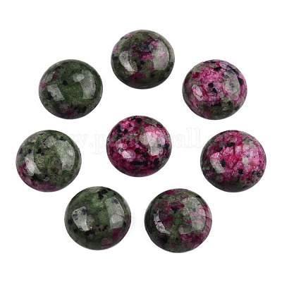 Синтетический рубин в каошонах драгоценных камней цоизита G-T020-16mm-17-1