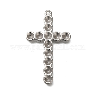 Подвеска из нержавеющей стали 304 со стразами STAS-H225-07P-1